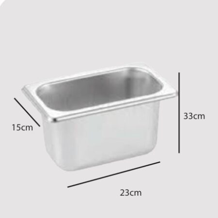 Besar - Food Pan Kecil - Stainless Steel 304